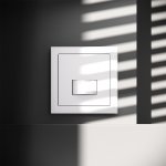 Датчик движения встраиваемый VOLTUM S70, (белый матовый) (VLS070502)