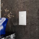 Датчик движения встраиваемый VOLTUM S70, (белый матовый) (VLS070502)