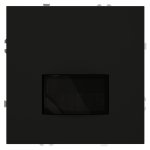 Датчик движения встраиваемый VOLTUM S70, (черный матовый) (VLS070508)