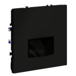 Датчик движения встраиваемый VOLTUM S70, (черный матовый) (VLS070508)