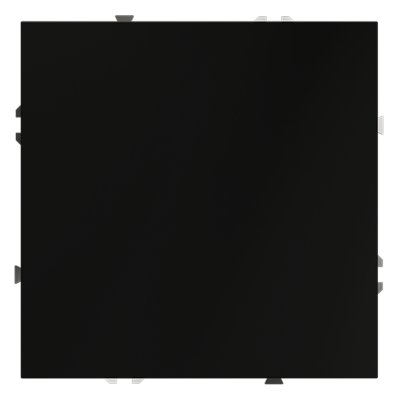 Заглушка VOLTUM S70 с суппортом, (черный матовый) (VLS080108)