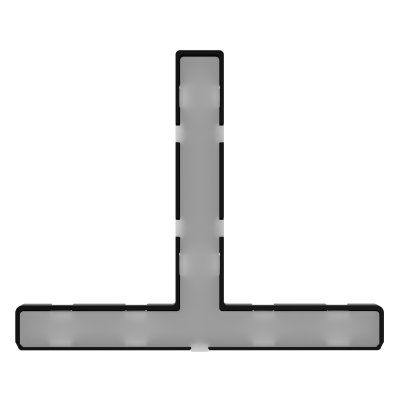 Модуль подсветки клавиш выключателя/переключателя одноклавишного, S70