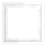 Рамка пластиковая VOLTUM S70 на 1 пост, (белый глянцевый) (VLS100101)