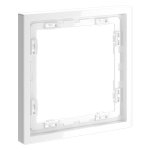 Рамка пластиковая VOLTUM S70 на 1 пост, (белый глянцевый) (VLS100101)