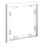 Рамка пластиковая VOLTUM S70 на 1 пост, (белый матовый) (VLS100102)