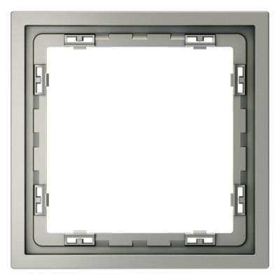 Рамка пластиковая VOLTUM S70 на 1 пост, (сталь) (VLS100105)