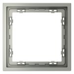 Рамка пластиковая VOLTUM S70 на 1 пост, (сталь) (VLS100105)