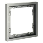 Рамка пластиковая VOLTUM S70 на 1 пост, (сталь) (VLS100105)