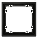 Рамка пластиковая VOLTUM S70 на 1 пост, (черный матовый) (VLS100108)