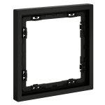 Рамка пластиковая VOLTUM S70 на 1 пост, (черный матовый) (VLS100108)