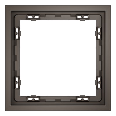 Рамка пластиковая VOLTUM S70 на 1 пост, (капучино)