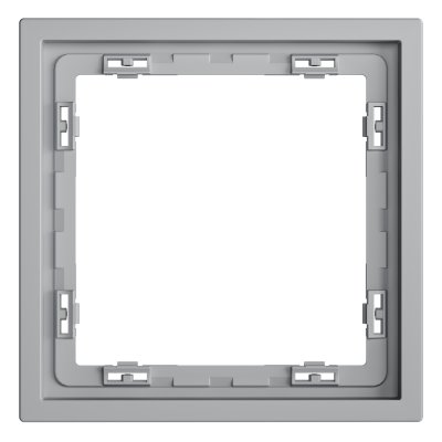 Рамка пластиковая VOLTUM S70 на 1 пост, (серый)