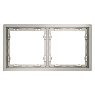 Рамка пластиковая VOLTUM S70 на 2 поста, (кашемир) (VLS100203)