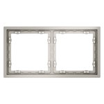 Рамка пластиковая VOLTUM S70 на 2 поста, (кашемир) (VLS100203)