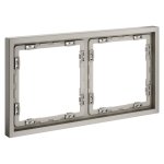 Рамка пластиковая VOLTUM S70 на 2 поста, (кашемир) (VLS100203)