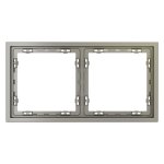 Рамка пластиковая VOLTUM S70 на 2 поста, (шелк) (VLS100204)