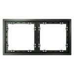 Рамка пластиковая VOLTUM S70 на 2 поста, (титан) (VLS100206)