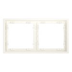 Рамка пластиковая VOLTUM S70 на 2 пост, (хлопок)