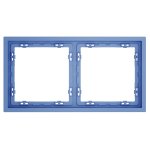 Рамка пластиковая VOLTUM S70 на 2 поста, (деним)
