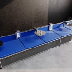 Рамка пластиковая VOLTUM S70 на 3 поста, (белый глянцевый) (VLS100301)