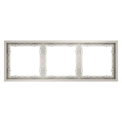 Рамка пластиковая VOLTUM S70 на 3 поста, (кашемир) (VLS100303)