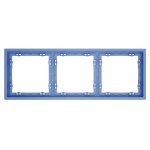 Рамка пластиковая VOLTUM S70 на 3 поста, (деним)