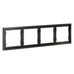 Рамка пластиковая VOLTUM S70 на 4 поста, (титан) (VLS100406)