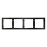 Рамка пластиковая VOLTUM S70 на 4 поста, (титан) (VLS100406)