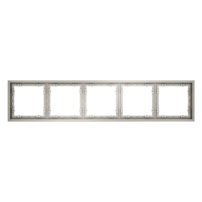 Рамка пластиковая VOLTUM S70 на 5 постов, (кашемир) (VLS100503)