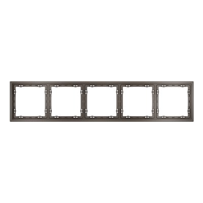 Рамка пластиковая VOLTUM S70 на 5 пост, (капучино)