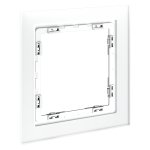 Рамка стеклянная VOLTUM S70 на 1 пост, (белый,матовый,стекло) (VLS110102)