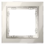 Рамка стеклянная VOLTUM S70 на 1 пост, (кашемир, стекло) (VLS110103)