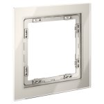 Рамка стеклянная VOLTUM S70 на 1 пост, (кашемир, стекло) (VLS110103)
