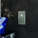 Рамка стеклянная VOLTUM S70 на 2 поста, (титан, стекло) (VLS110206)