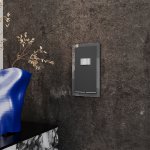 Рамка стеклянная VOLTUM S70 на 2 поста, (графит, стекло) (VLS110207)