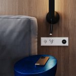 Рамка стеклянная VOLTUM S70 на 4 поста, (белый, стекло) (VLS110401)