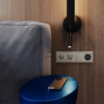 Рамка стеклянная VOLTUM S70 на 4 поста, (шелк, стекло) (VLS110404)