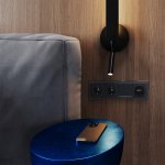 Рамка стеклянная VOLTUM S70 на 4 поста, (графит, стекло) (VLS110407)