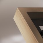 Рамка металлическая на 1 пост, S70 Metal (латунь)