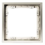 Рамка металлическая на 1 пост, S70 Metal (никель)