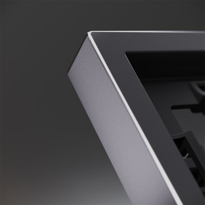 Рамка металлическая на 1 пост, S70 Metal (антрацит)