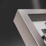Рамка металлическая на 3 поста, S70 Metal (никель)