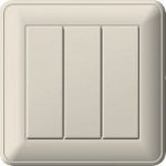 Выключатель Wessen 59 с/у 3КЛ. (250В, 16АХ) слоновая кость (VS0516-351-28)