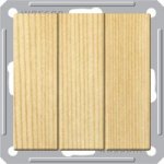 Выключатель Wessen 59 с/у без рамки 3КЛ. (250В, 16АХ) сосна (VS0516-351-7-86)