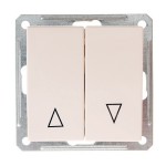 WESSEN 59 Бежевый Выключатель жалюзийный (сх.4) (VS416-253-2-86)