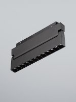 Трековый светильник поворотный магнитный 12Вт 48В 3000K, черный 60° Vitaluce VT0200009-01.1