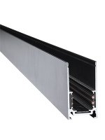 Шинопровод накладной магнитный 20 мм, длина 2м, черный Vitaluce VT0200017-01