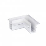 Коннектор угловой горизонт. 20 мм магнитный 100*100 мм для шинопровода скрытой установки, белый Vitaluce VT0200028-00