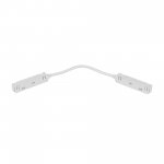 Поворотный коннектор питания 48В для магнитного шинопровода 20 мм, белый Vitaluce VT0200036-00