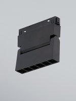 Трековый светильник поворотный магнитный 10Вт 48В 3000K, черный 60° Vitaluce VT0200040-01.1